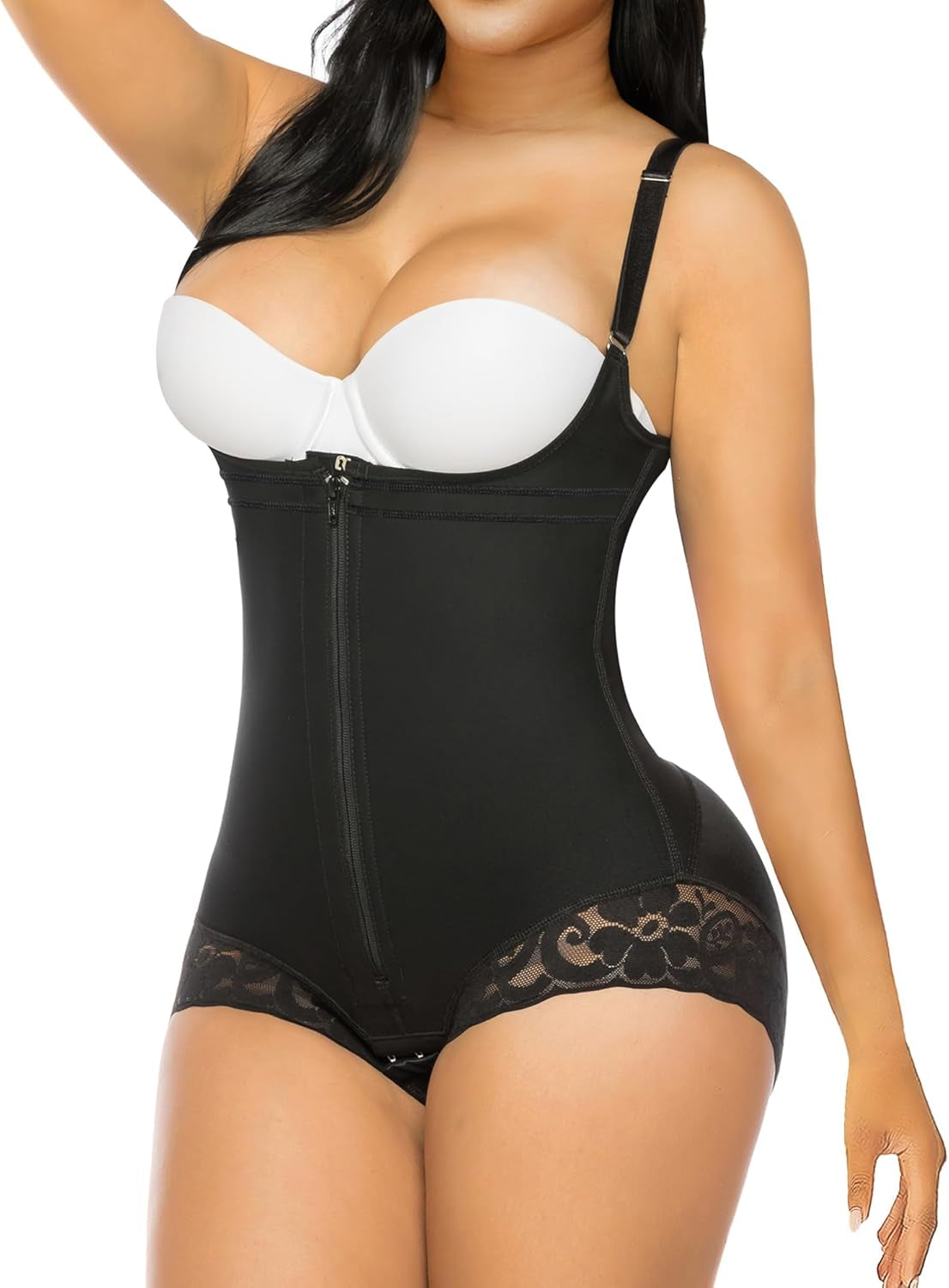 Fajas Colombianas Shapewear for Women Postpartum Tummy Control Body Shaper Butt Lifter Bodysuit